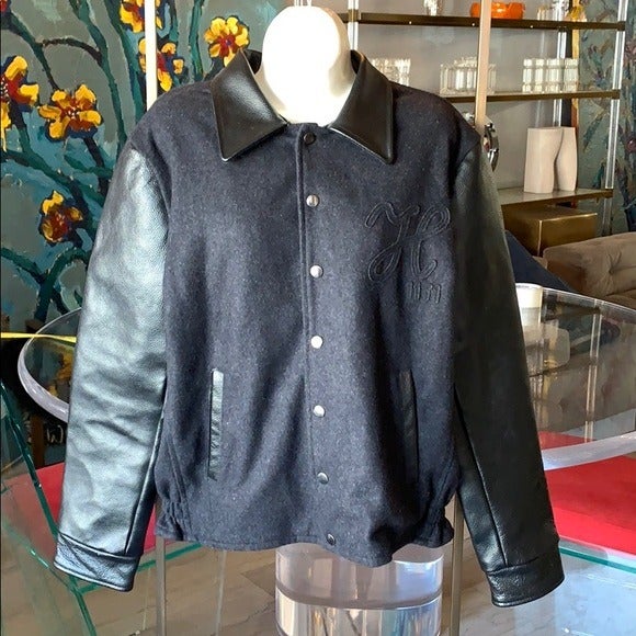 Leather & Wool Jacket by Hotel 1171 sz M