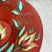 Southern Living Gail Pittman RED BOUNTIFUL Yellow Floral Large 15 Serving Bowl