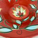 Southern Living Gail Pittman RED BOUNTIFUL Yellow Floral Large 15 Serving Bowl