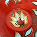 Southern Living Gail Pittman RED BOUNTIFUL Yellow Floral Large 15 Serving Bowl