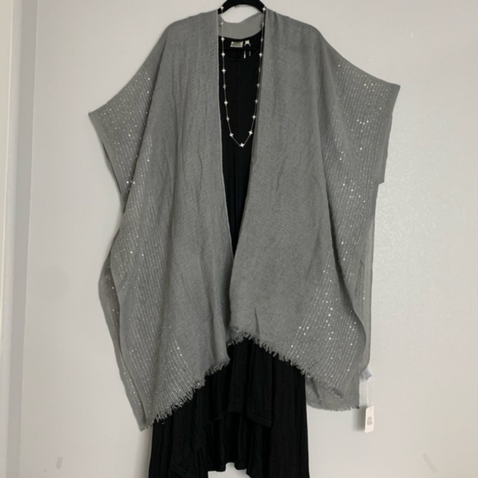 Large grey shawl