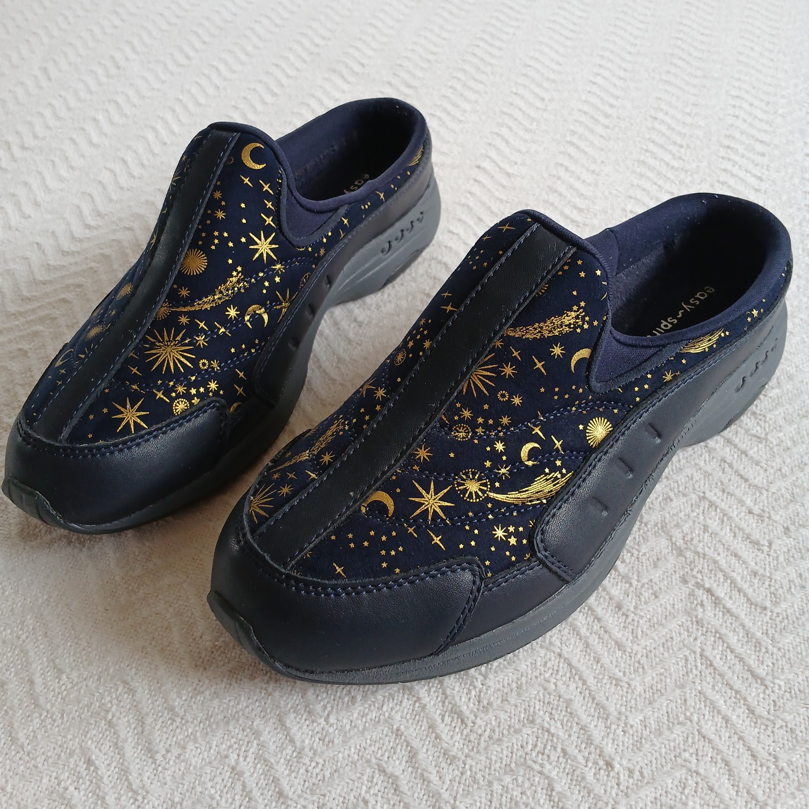 Easy spirit 9 celestial travel time slip on shoes stars