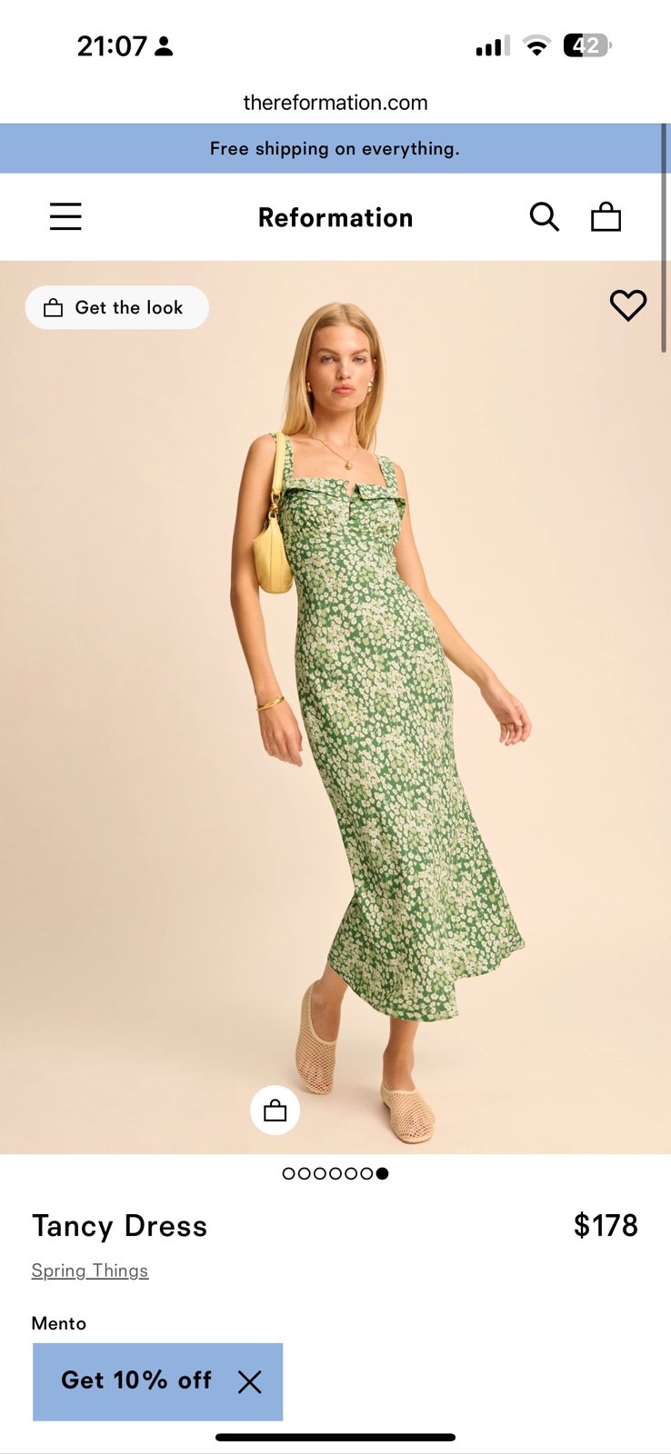 Reformation Tancy Dress
