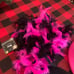 FRENCH BERET BUNDLE OF 8 WITH PINK/ BLACK BOA