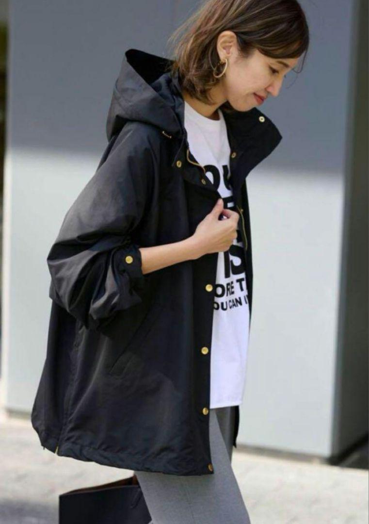 Excellent Condition✨ FRAMeWORK Taffeta Poncho Blouson Mountain Parka Black