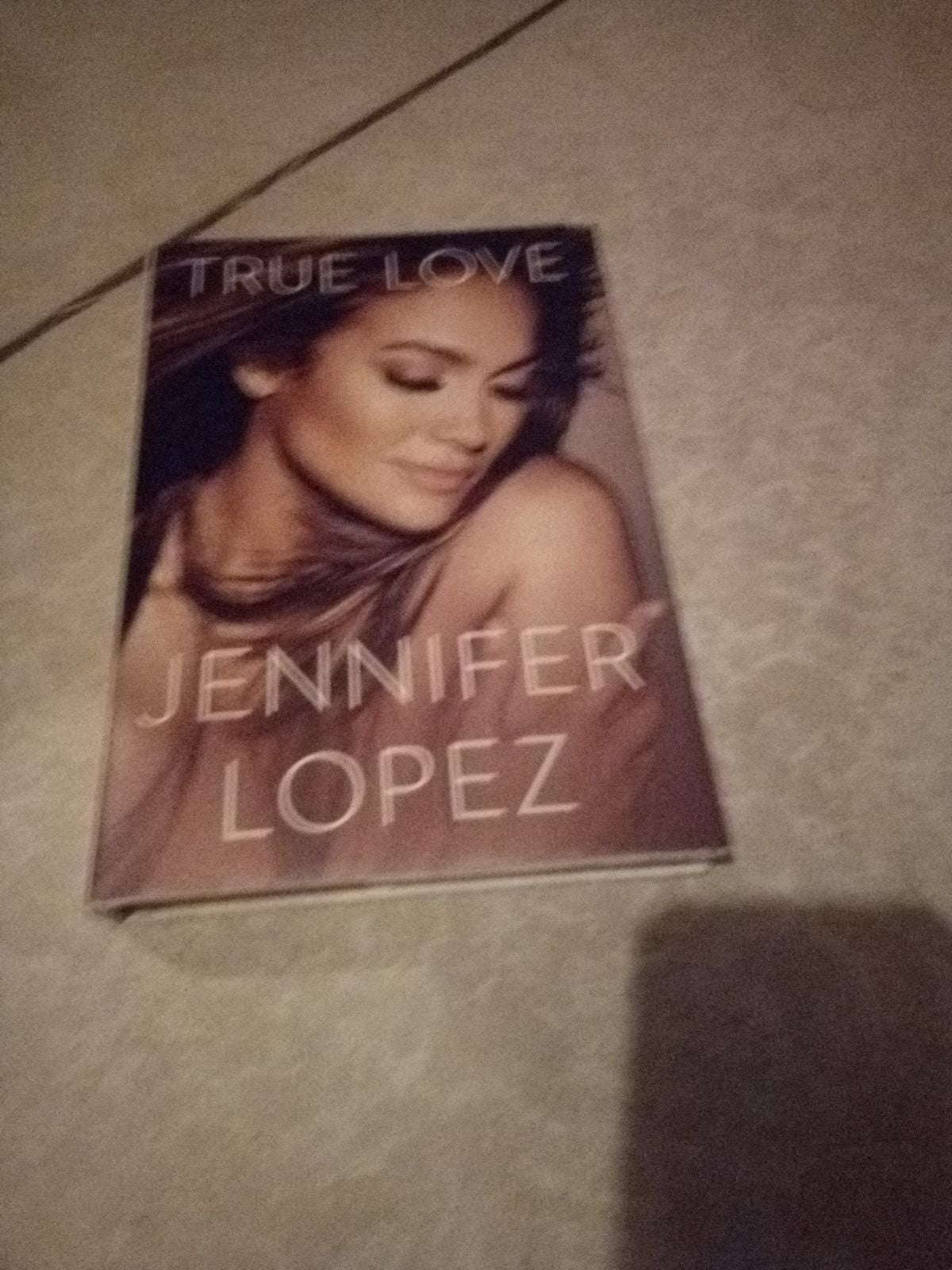 Jennifer Lopez signed book