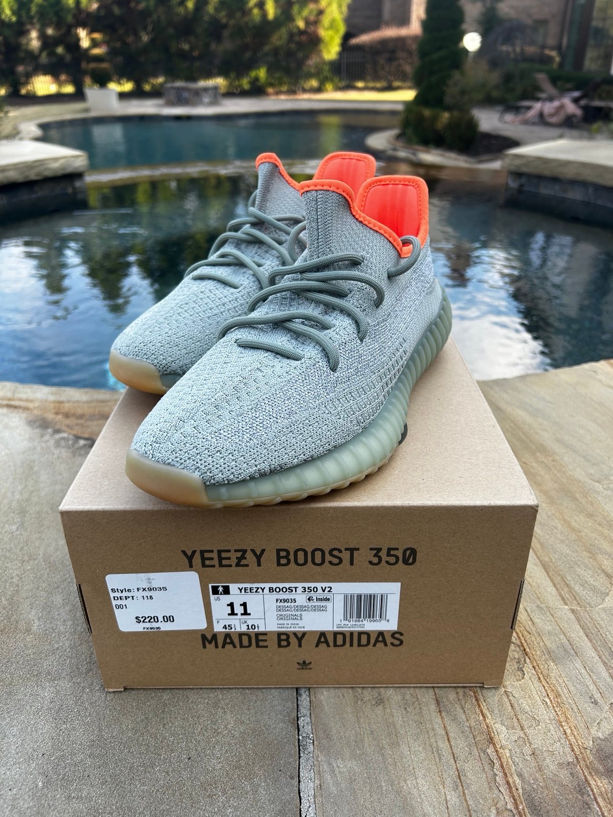 Yeezy Adidas Boost 350 V2 in Desert Sage