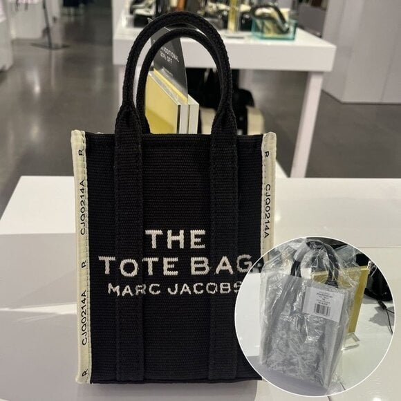 Marc Jacobs The Jacquard Crossbody Tote Bag 2R3HCR027H01 BLACK