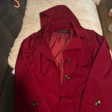 Red Liz Claiborne Rain Jacket