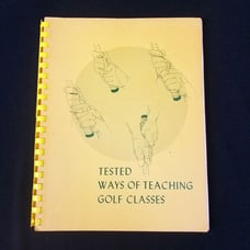 Tested Ways of Teaching Golf Classes Maurine Bowling 1964 University Oklahoma