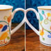 (3) Villeroy & Boch Wonderful World Ipanema Porcelain Tea/Coffee Cups