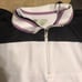 Callaway white purple black golf shirt