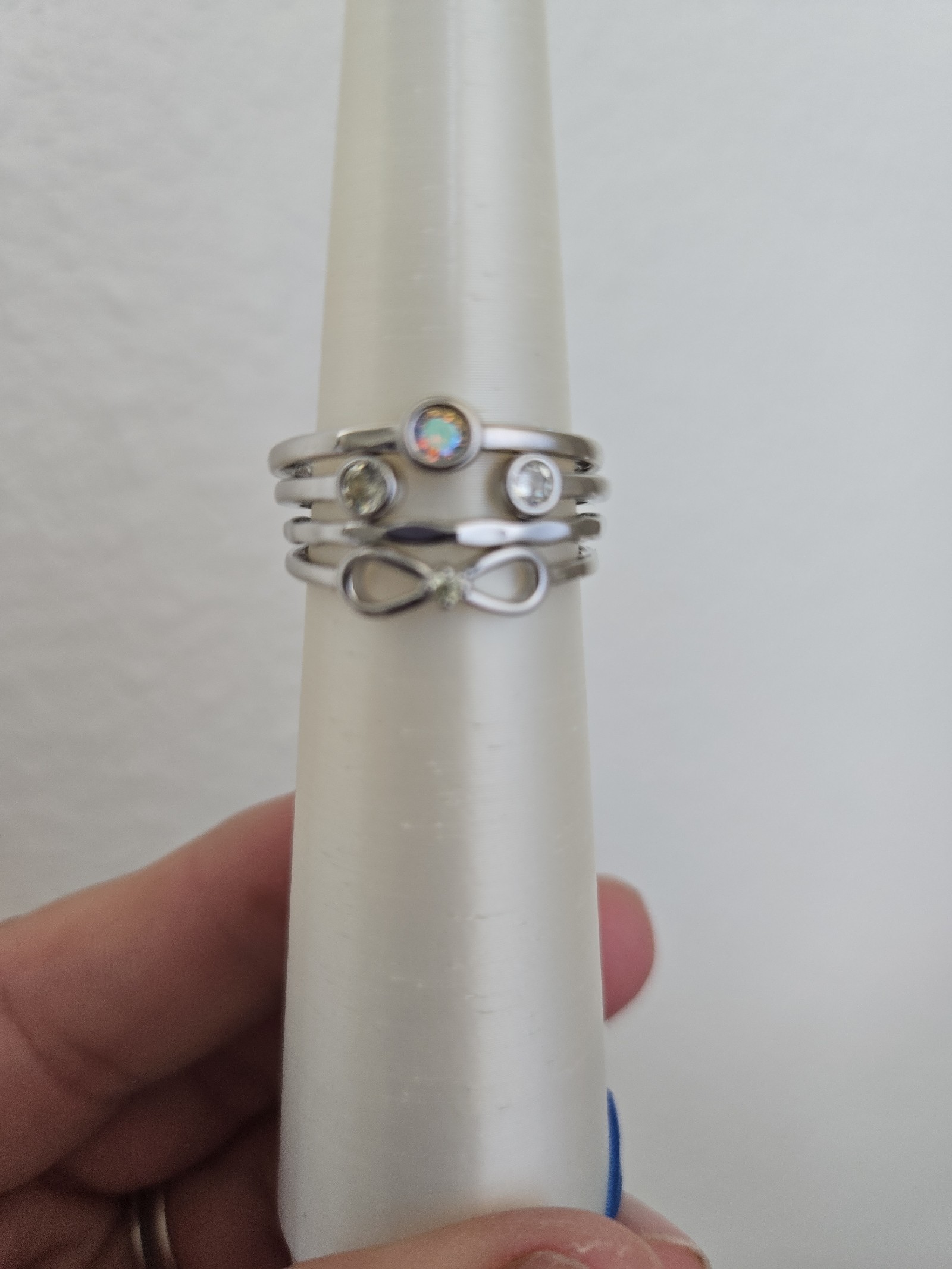 Ryze Party Stackerz Tango Ring. Size 9.