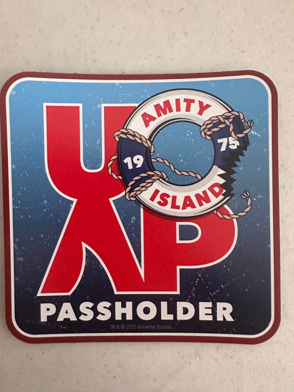 Universal Studios Orlando Resort Jaws 50th Anniversary Annual Passholder Magnet