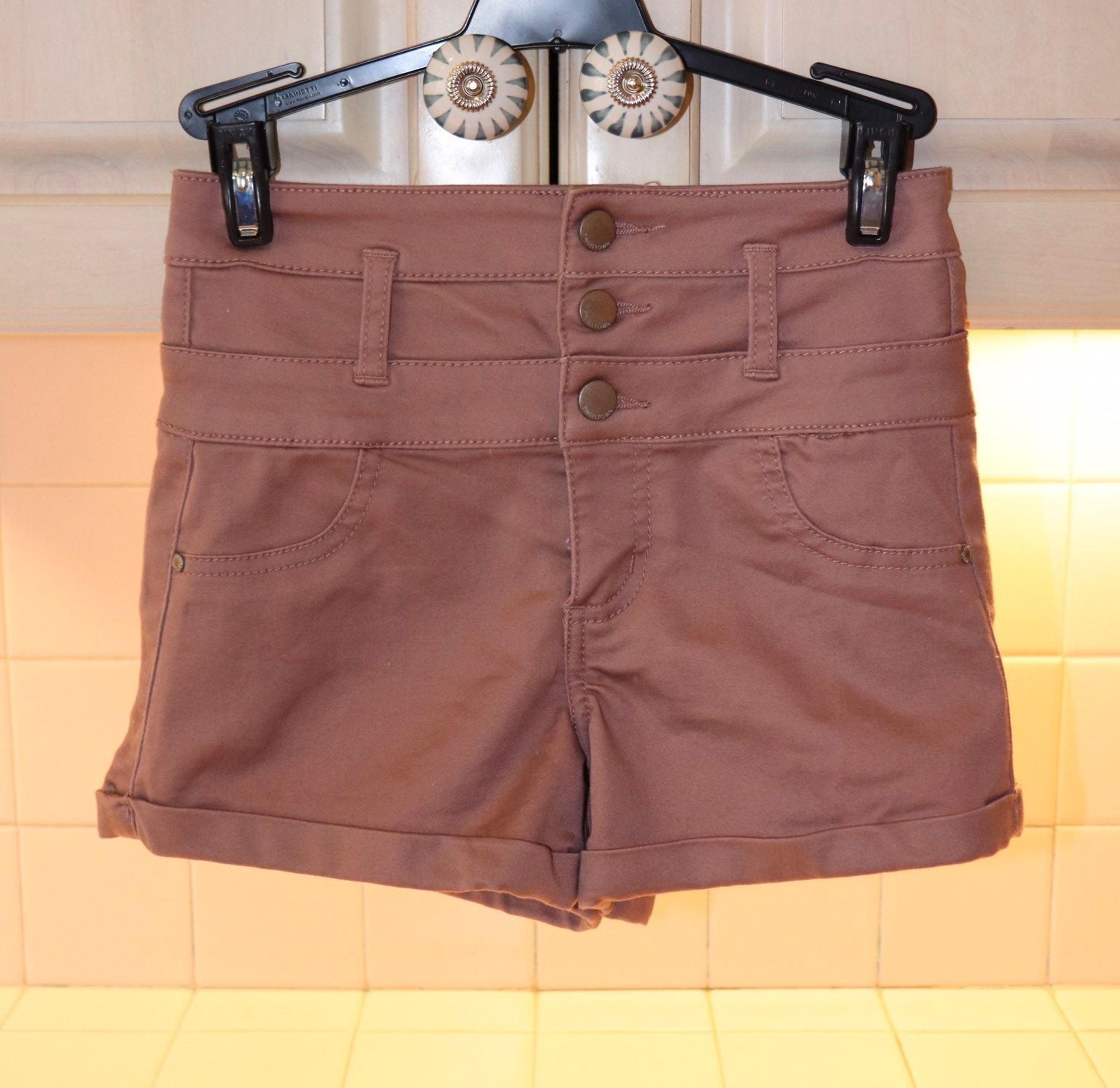 TINSELTOWN HIGH WAISTED DENIM SHORTS
