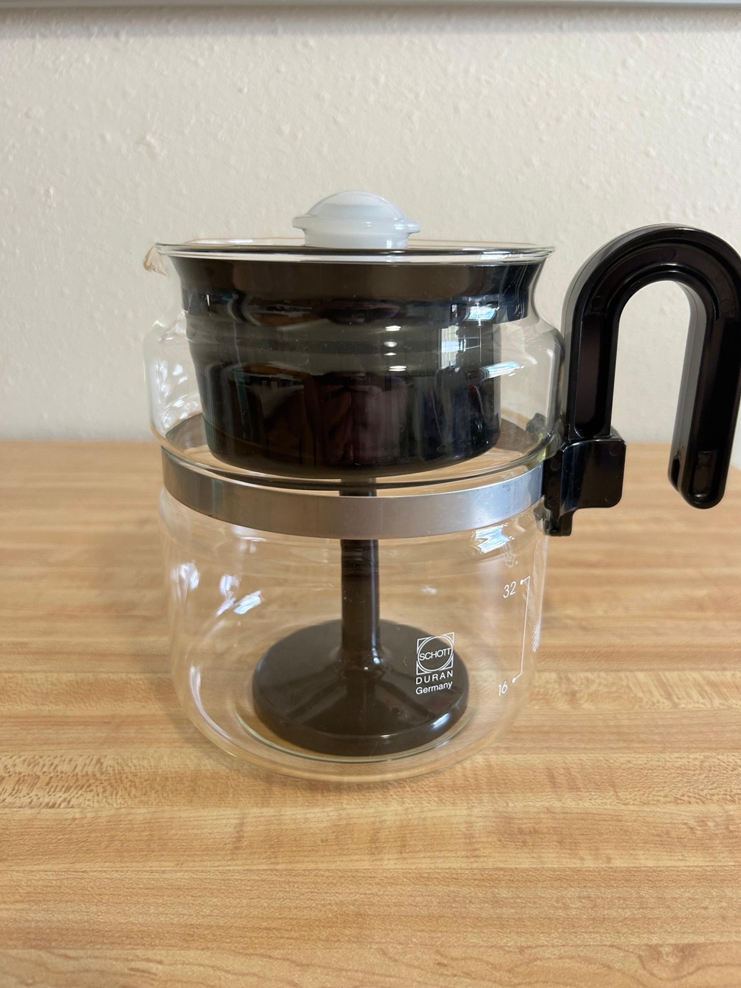 Cafe Brew Collection Medelco Stovetop Percolator Schott Duran Made in Germany