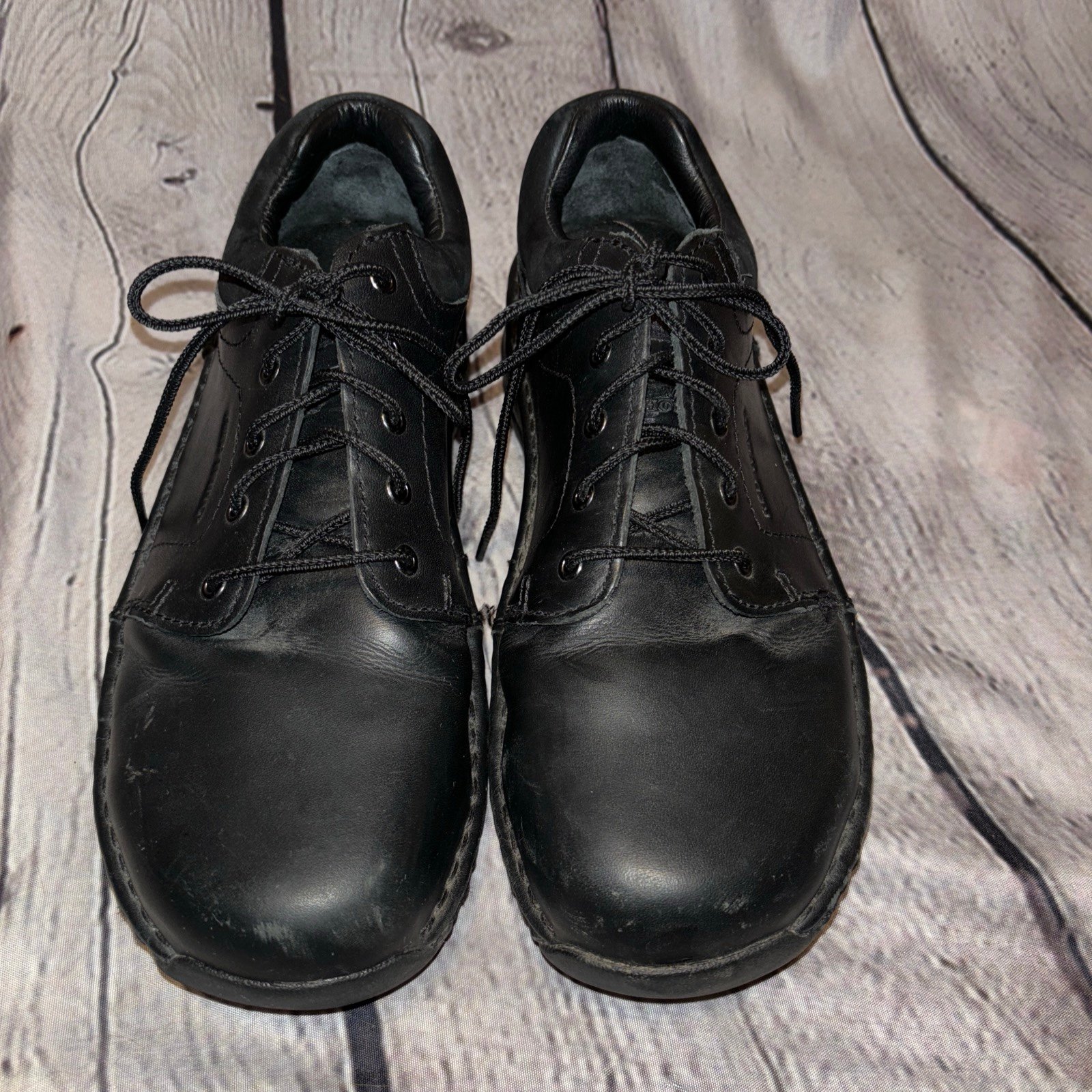 Red Wing Shoes 2323 Women Black Leather Steel Toe Oxford Shoe Size 8