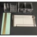 Small Lot of Craft Room Storage and Cutting/Measuring Utensils