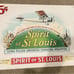 1920s SPIRIT OF ST. LOUIS CIgar label 1920s vintage metal sign plate