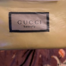 NWT! Gucci Beauty Pouch Yellow