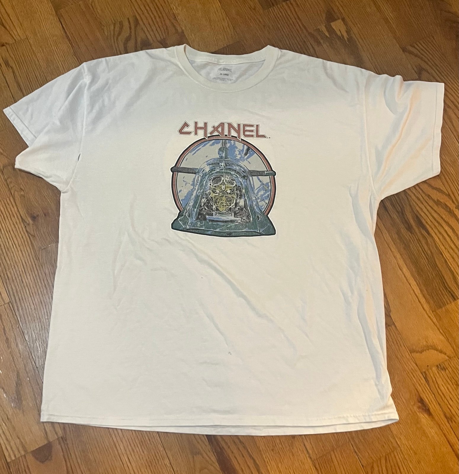 Chanel Iron Maiden Bleach Goods World Tour Tshirt men's size 2XL