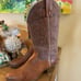 Vintage Acme Cowboy Boots Womens Brown Leather Rodeo Western USA Sz 6C