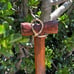 Hand carved wooden 'Take A Leaky' decorative boat paddle wall hanging from Bali