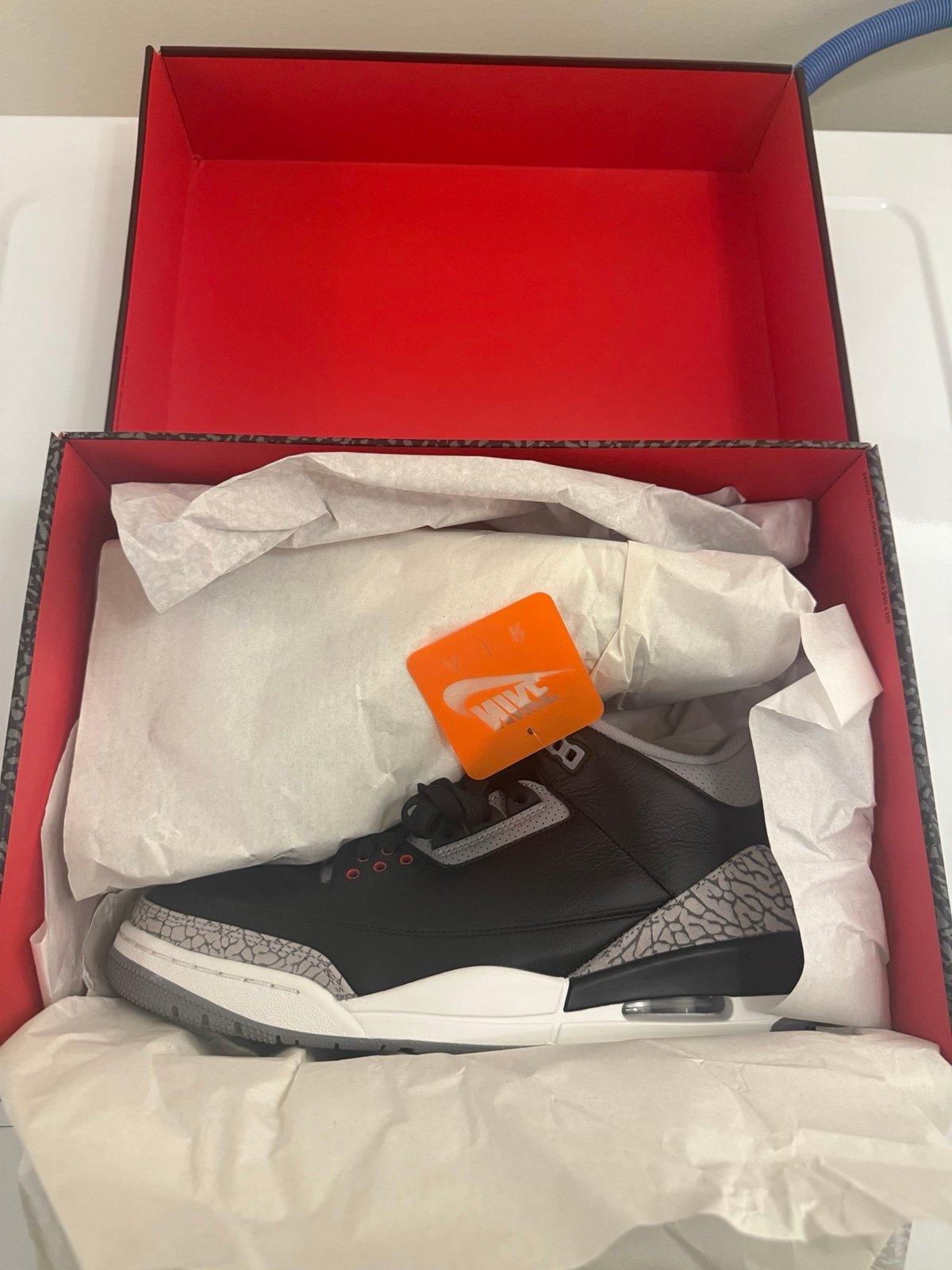 Size-12 Jordan 3 Retro black Cement (2024) *Confirmed Order*