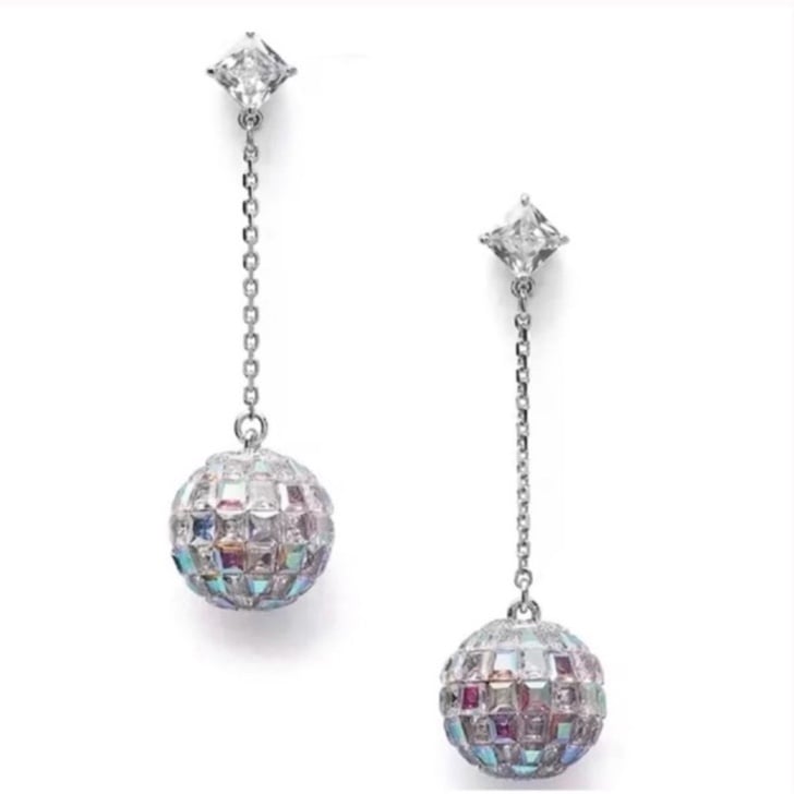 Kate Spade Beaming Bright Disco Ball Linear Earrings