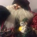 Vintage Father Christmas w/ Dalmatian