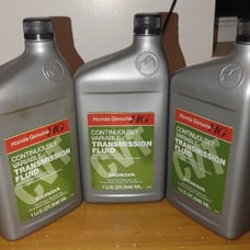 Honda OEM CVT Transmission Fluid 3x quarts