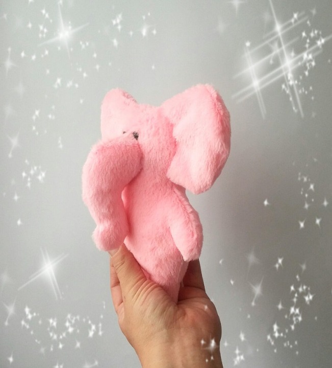 pink plush elephant, stuffed animal, plush elephant, soft elephant,