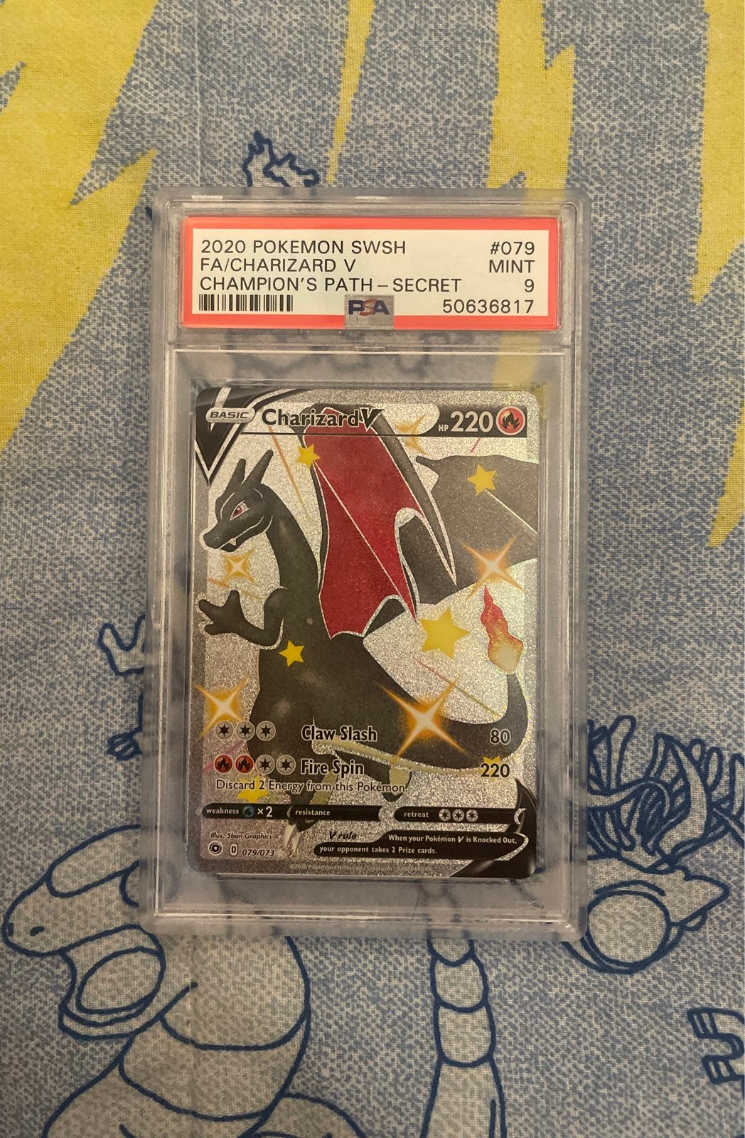 Pokemon Shiny Charizard V 079/073 Secret