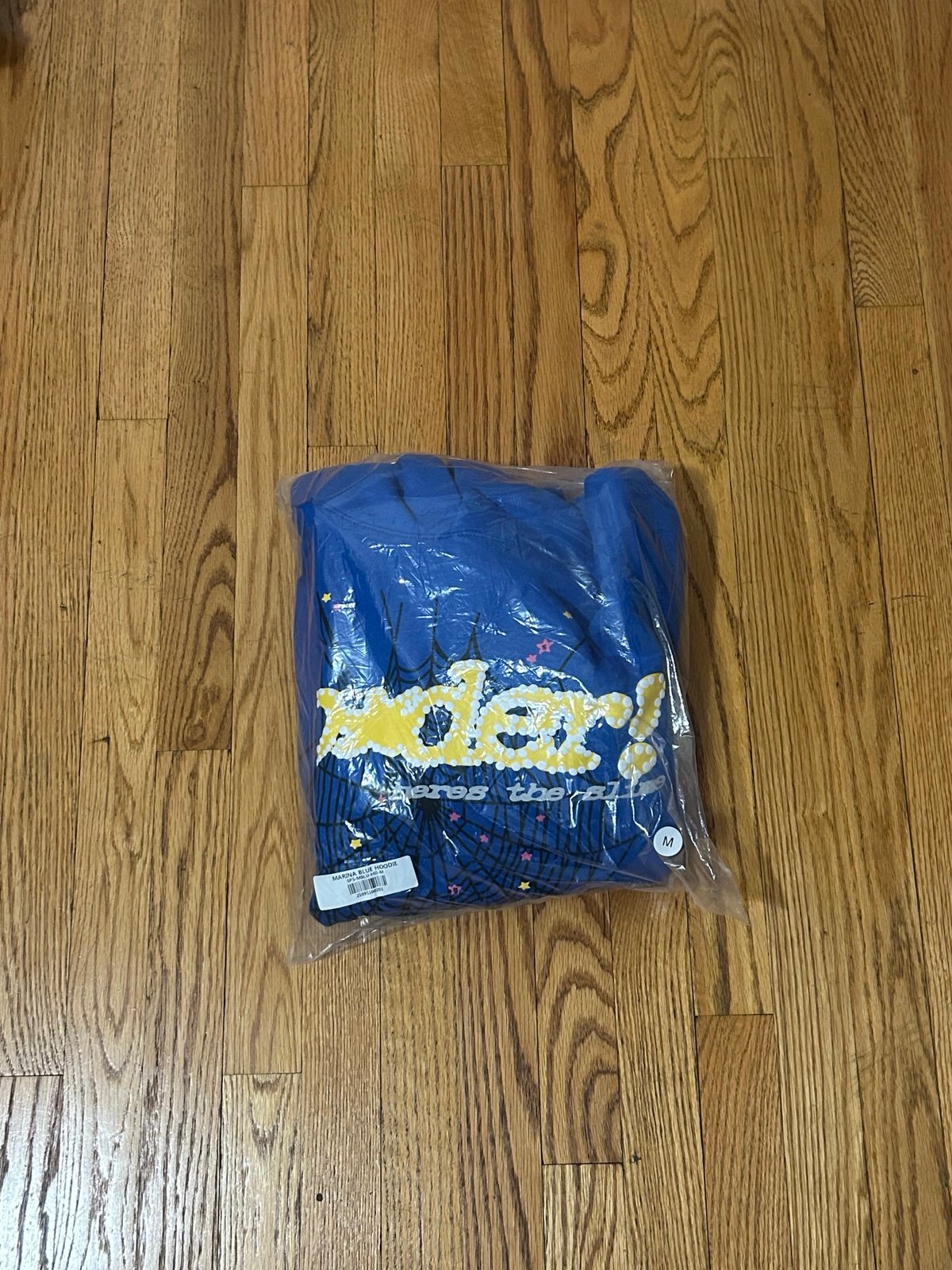 sp5der hoodie tc blue