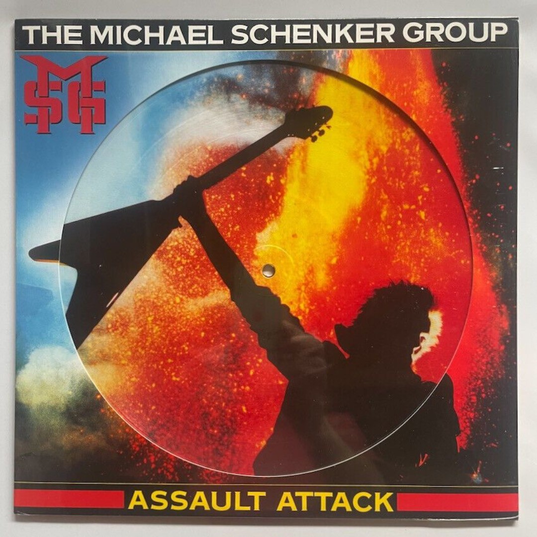 The Michael Schenker Group Assault Attack Limited Picture Disc Vinyl LP NEW