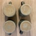 Studio Pottery Bear Mug Set Of 4