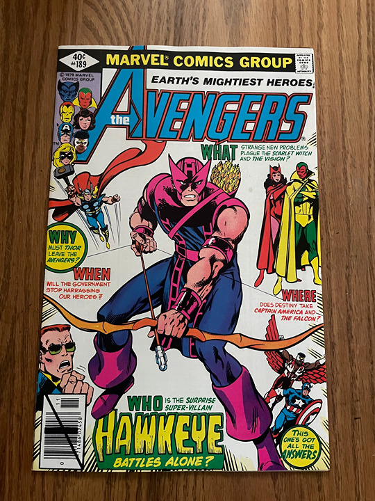Avengers #189 NM