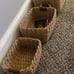 Small Wicker Baskets for Organizing, Recycled Paper Rope Storage Bin