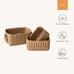 Small Wicker Baskets for Organizing, Recycled Paper Rope Storage Bin