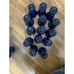 Handblown blue glasses goblets Isreal 15 pieces beautiful