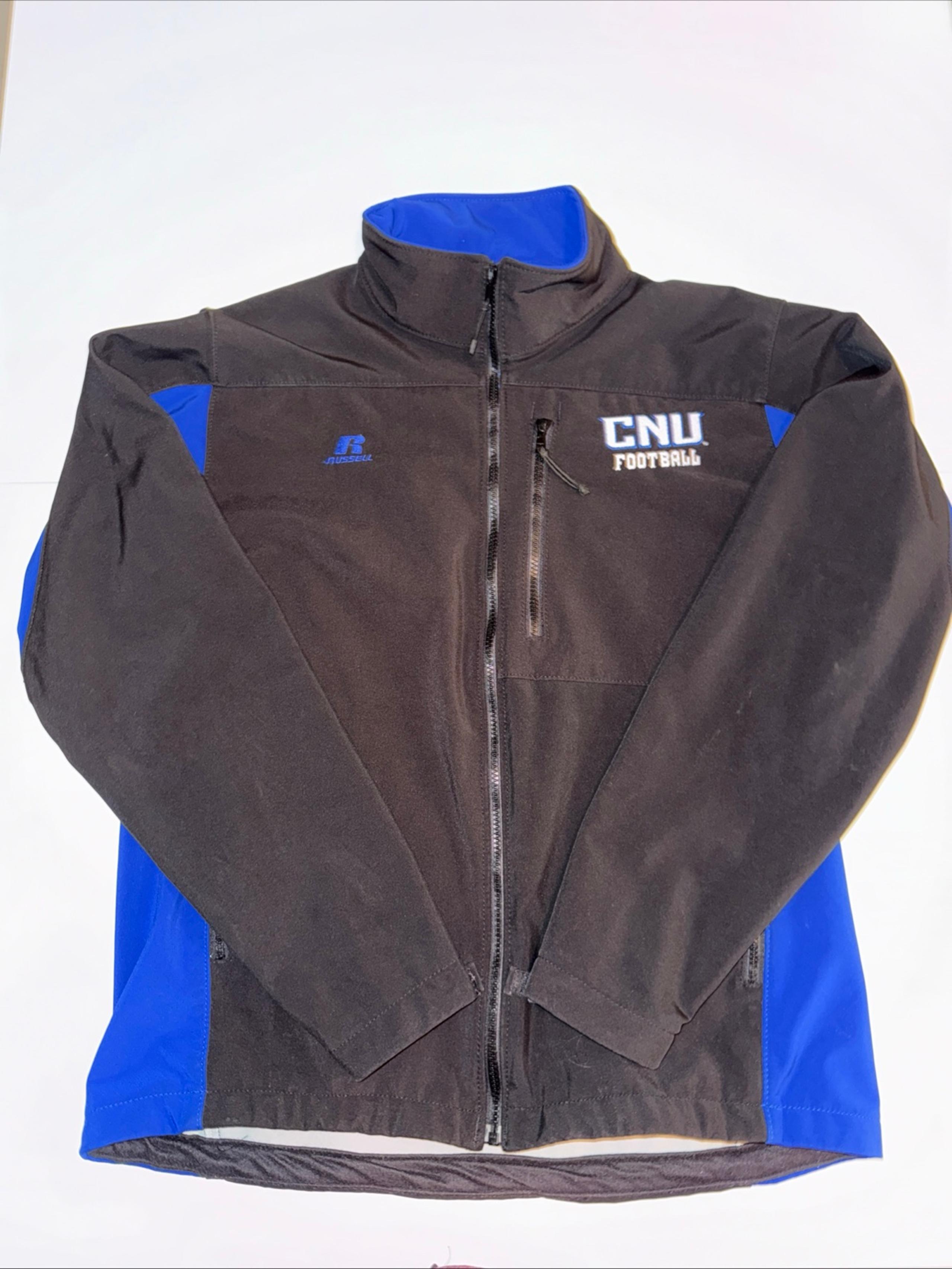 Christopher Newport University Russell Athletic Jacket Mens Fleece Full Zip L