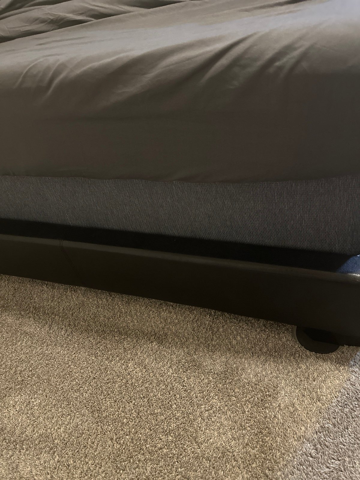 Double bed with mattress