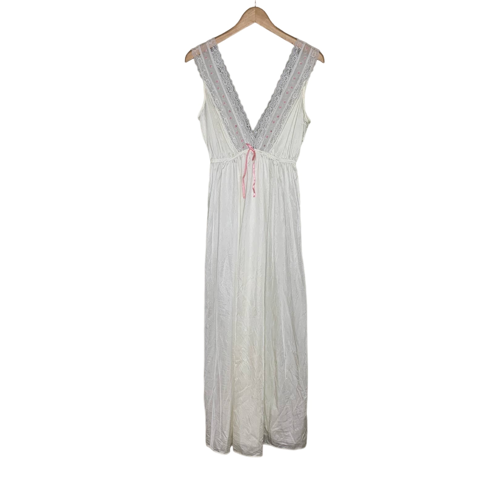 Vintage Gilead Intimates Dainty Cottage Night Gown Dress Delicate Garden Medium