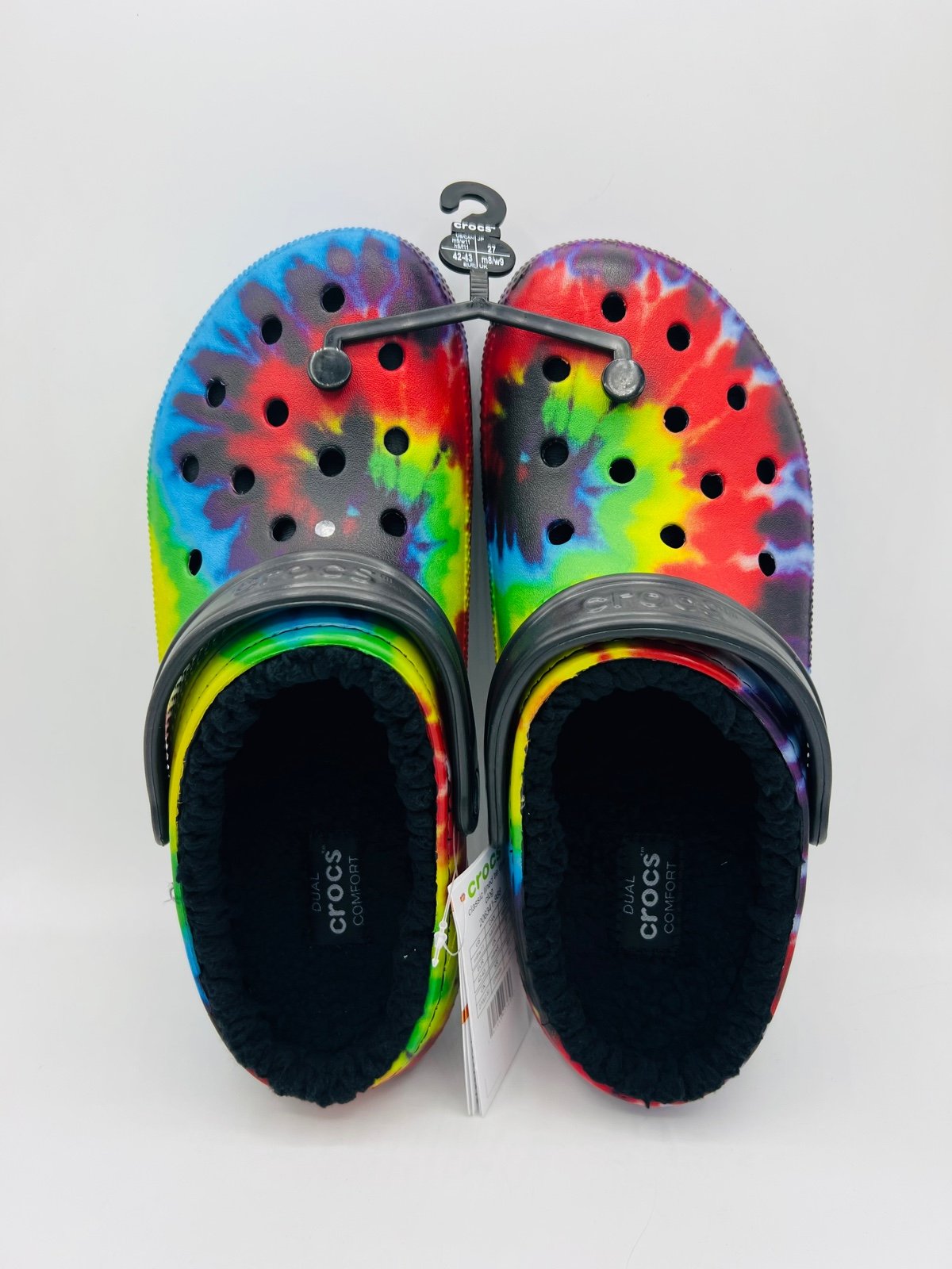 Crocs Classic Tie Dye Lined Clogs