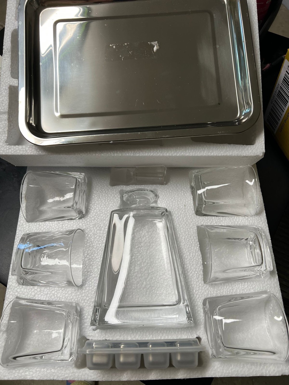 The opul glass decanter set Crystal glass
