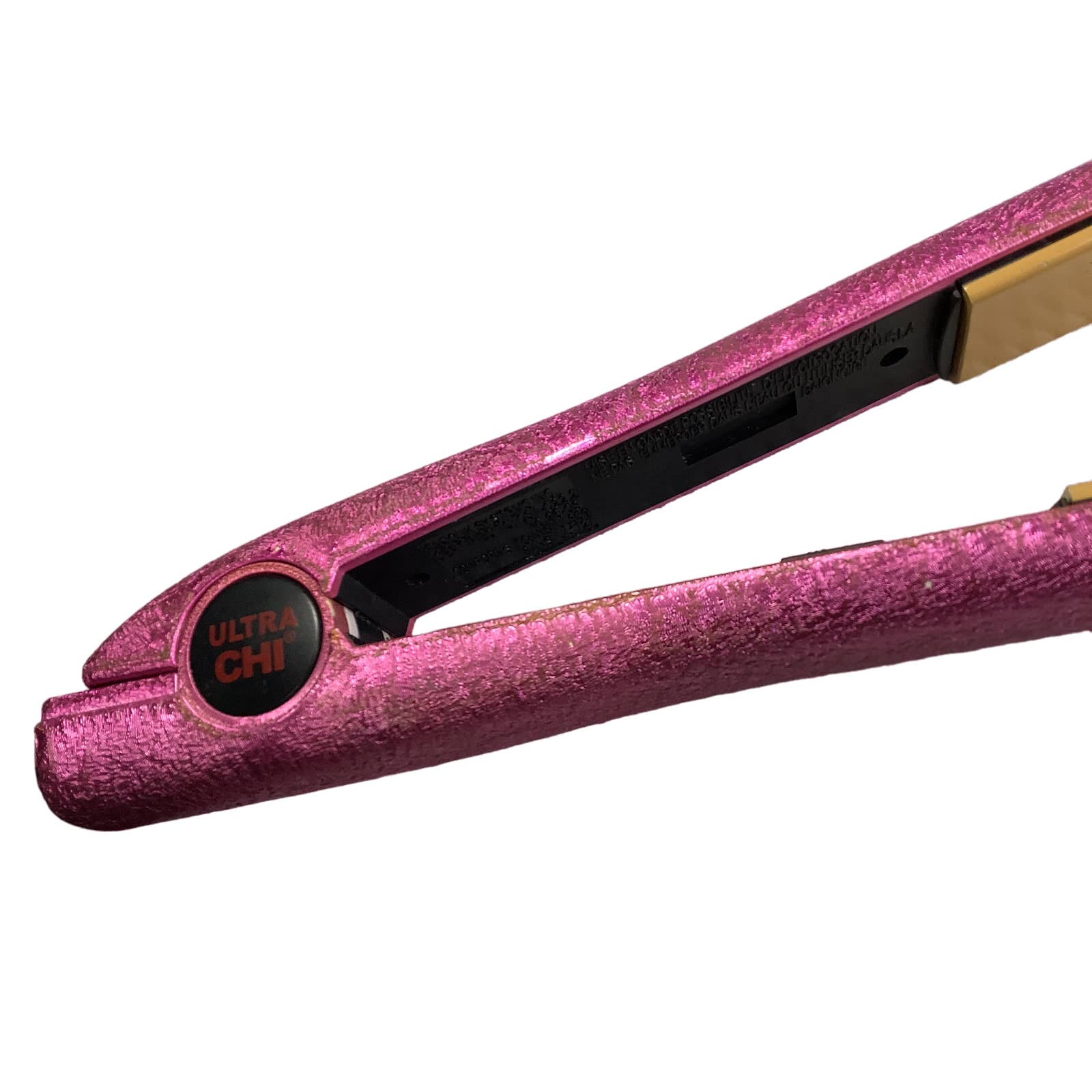 Chi Ultra GF1329 Pink Glitter 35 Watts 410°F Ceramic Flat Iron Hair Straightener