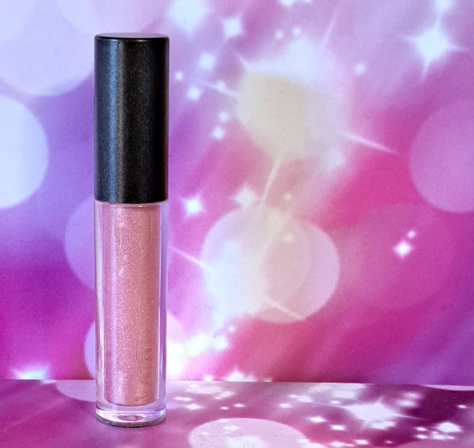 FULL SIZED MAC Lipglass lipgloss Pinkarat pink shimmer