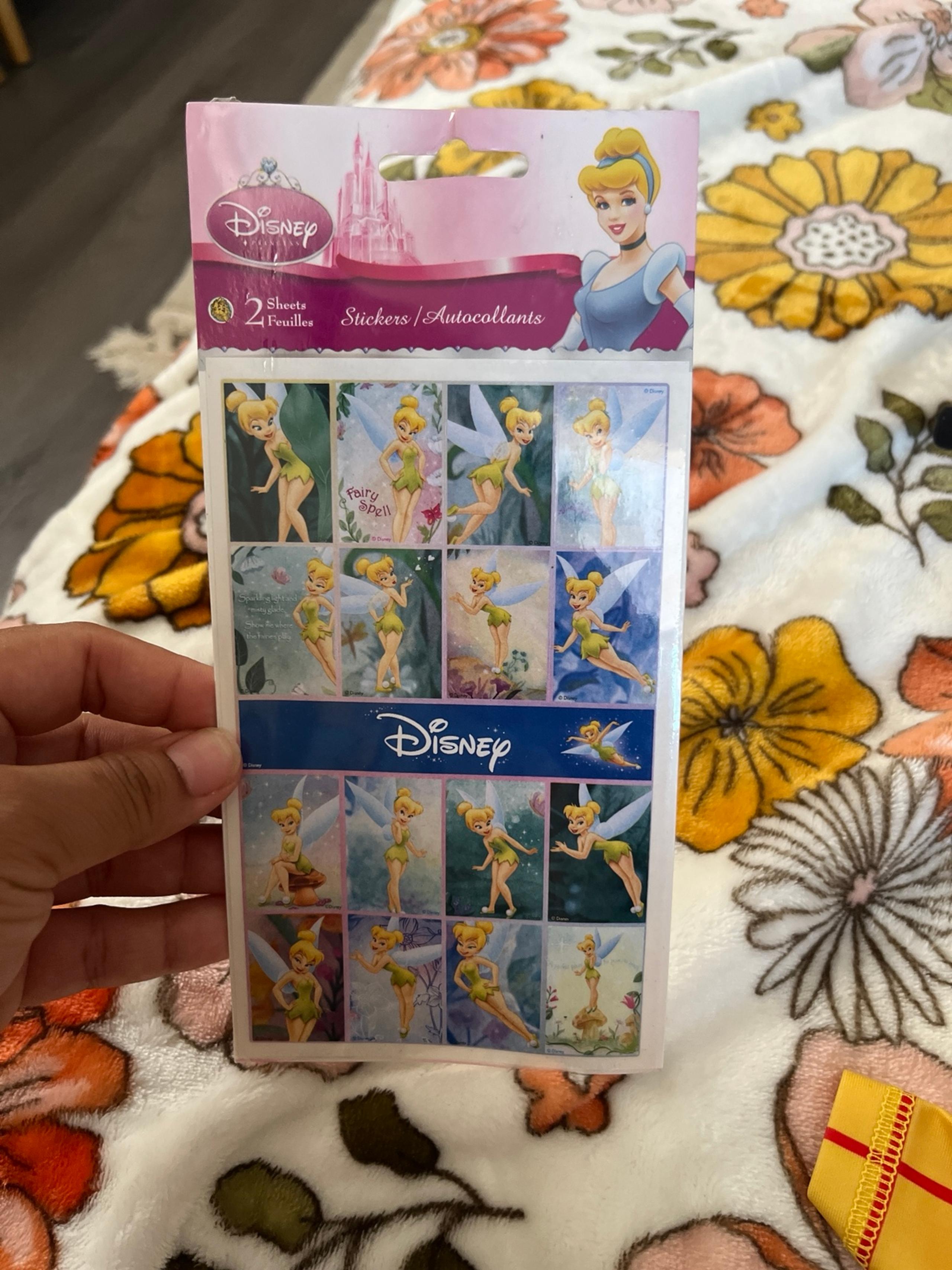 Vintage Disney tinkberll sticker sheets