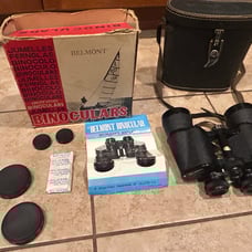 Vintage Belmont 20x50 Binoculars S31 Field View w Box Case Manual Great Cond!