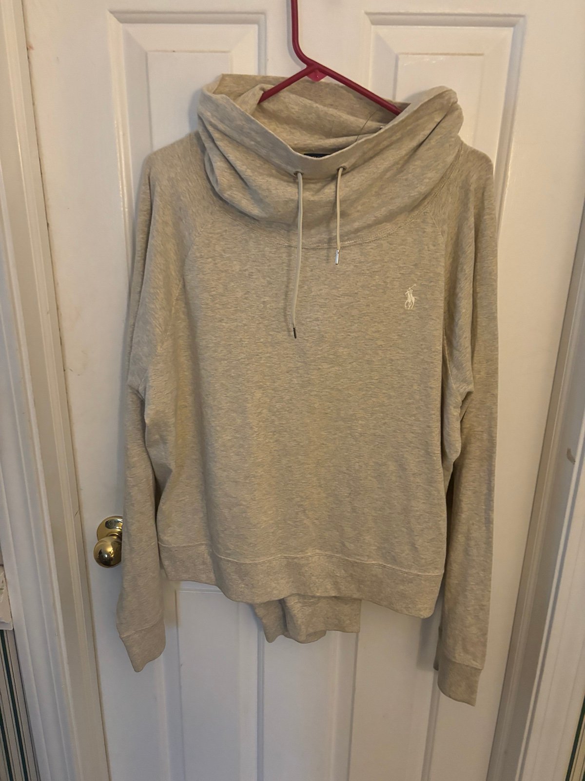 Beige light weight sweat suit nwt